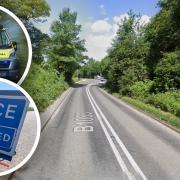 The B1083 in Bromeswell has been closed