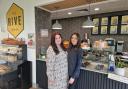 The Hive baristas: Emma Perry on the left and Megan Grace on the right