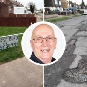 Trinity Avenue in Mildenhall has been likened to a warzone as a community leader