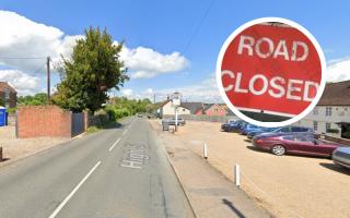 A planned road closure through Ufford has been postponed.