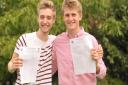 A Level results day at Thomas Mills High School in Framlingham.
Robin Bendix -Hickman (A,A,A*,A) is going to Oxford and Tom Debenham (3 A*) is going to Durham.