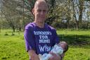 Richard Collier is running to show appreciation for the hospital’s maternity team which has helped his granddaughter Mimi