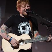 Ed Sheeran was joined on stage in Poland by Ukrainian rock band Antytila on Saturday