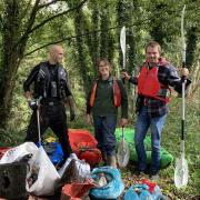 Some of the rubbish collected during the litter picks along the rivers Waveney and Blyth