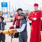 The ceremonial arrival of Wolsey's Hat at Ipswich Waterfront kick-started interest in the project.