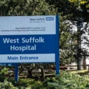 The incident took place in the grounds of West Suffolk Hospital