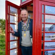 Felixstowe Ferry Residents Association adopt the telephone box to make it into a curiosity kiosk