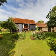 The barn conversion has three floors and is set in Thorndon