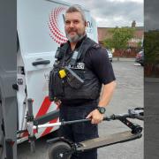 The scooter was seized by police in Bungay
