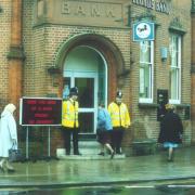 The former Lloyds Bank in Felixstowe was targeted by Eddie Maher in a heist in 1993