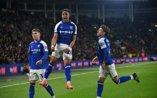 Omari Hutchinson bagged a brace for Ipswich Town against Hull City
