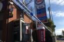 Thieves stole part of an ATM machine from outside the Esso garage in Great Barton on April 19. Picture: CHRIS SHIMWELL