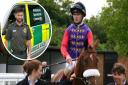 Thomas Brown, who rode for Her Late Majesty Queen Elizabeth II, has retrained to work for the East of England Ambulance Service