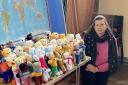 Rachel Rogers started knitting teddy bears for seafarers in January 2023