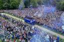 Thousands celebrated Ipswich Town's Premier League promotion