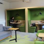 Saffron Housing Trust's new office has a range of flexible workspaces for employees