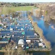 Allotments in Brandon have been left saturated