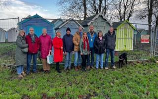 The beach hut campaigners are fighting for the 14 beach huts currently stood at Golf Road car park to return to the Spa Pavilion
