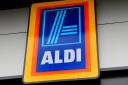 General view of Aldi supermarket logo in Swadlincote, South Derbyshire. Picture: Rui Vieira/PA Wire