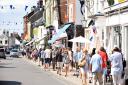 Southwold's High Street regularly has lots of tourists on during the summer