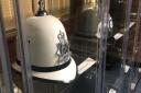 Isle of Man police helmet at the Suffolk police museum. Picture: NEIL PERRY