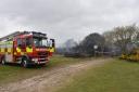 Second fire breaks out at Southwold Golf Club. Picture: SONYA DUNCAN