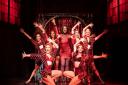 Kayi Ushe as Lola with the Angels in Kinky Boots Credit: Helen Maybanks