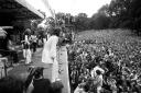 Rolling Stones concert in Hyde Park on July 5 1969. As many as 650,000 people are thought to have been there