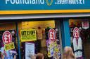 General view of Poundland sign, Derby. Picture: PA Wire