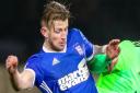 Luke Hyam is back in the Ipswich Town side and battling to earn a new contract.    Picture: Steve Waller