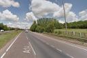 Suffolk police rushed to the road traffic collision after they were called at 3.3 pm to one of the slip roads on the A14.