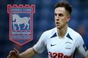 Ipswich Town have signed creative midfielder Josh Harrop on loan from Preston North End until the end of the season