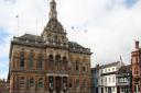 The EU flag atop Ipswich Town Hall will be replaced from January 31. Picture: JOHN NORMAN