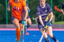 Kat Blake, right, was Ipswich's best player in defeat against Horsham. Picture: CHRIS HOBSON