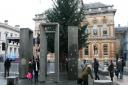 The Four Gateways artwork has been installed on the Ipswich Cornhill. Picture: PAUL GEATER