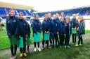 Members of Capel Plough FC, who were ball girls for Ipswich Town's first game of the season against Birmingham at the weekend. Picture: DANIEL COLLINS