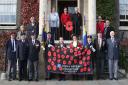 The Mayor of Bury St Edmunds, Julia Wakelam, is joined by members of the Royal British Legion to launch the 2016 Poppy Appeal in Bury St Edmunds .
Picture: Richard Marsham