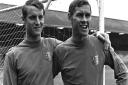 Two of Town's all-time greats. Bill Baxter, left, and Ray Crawford both played key roles in Alf Ramsey's Division One winning team in 1962, and were reunited when Bill McGarry brought back the good times in 1968, when Town returned to the top-flight. Craw