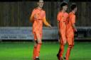 Lewis Reed scored twice as Town U18s beat Bury Town 3-0 last night Picture: ROSS HALLS