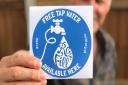 Businesses who sign up to the Refill Suffolk scheme will display a sticker Picture: RUBBISHWALKS