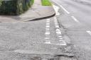 Potholes in Suffolk. Picture: SIMON PARKER