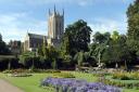 St Edmundsbury Cathedral viewed from the Abbey Gardens in Bury St Edmunds. Picture: Phil Morley