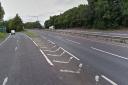 The A14 near Bury St Edmunds, where the road surface is said to be breaking up. Picture: GOOGLE MAPS