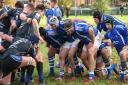 Diss scrum down during their defeat against league leaders Chingford. Picture: JOHN GRIST