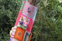 Treefest is branded a colourful success as EACH is overcome with donations of knitted squares. Picture: EACH
