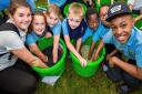 Children at last year's Essex Schools Food and Farming Day.