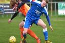 Tom Winter scored for Leiston at Westfields
