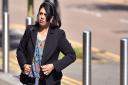 Honey Rose arriving at Ipswich Crown Court.