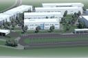 A visualisation of the new high school at Moreton Hall.