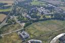 Aerial image of Essex University's Wivenhoe campus released as part of it's 50th birthday celebrations